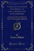 Cover: Narrative of a Journey From Heraut to Khiva, Moscow, and St. Petersburgh - Forgotten Books