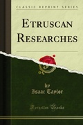 Cover: Etruscan Researches - Forgotten Books
