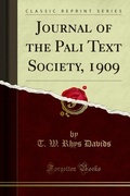 Cover: Journal of the Pali Text Society, 1909 - Forgotten Books