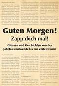 Cover: Guten Morgen! Zapp doch mal! - WOLL Medien und Marken eG