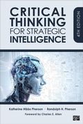 Cover: Critical Thinking for Strategic Intelligence - SAGE Publications Inc