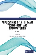 Cover: Applications of AI in Smart Technologies and Manufacturing - CRC Press