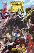 Cover: Godzilla Destroys the Marvel Universe - Marvel Comics