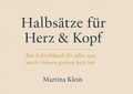 Cover: Halbs&auml;tze f&uuml;r Herz & Kopf - BoD - Books on Demand