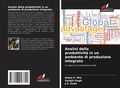 Cover: Analisi della produttivita in un ambiente di produzione integrato - Edizioni Sapienza