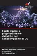 Cover: Facile sintesi e propriet&agrave; fisico-chimiche del nanocomposito di GO - Edizioni Sapienza