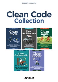 Enlarge image Cover: Clean code collection: Clean code-Clean architecture-Clean agile-Clean craftsmanship-Clean coder - Guida completa;Apogeo
