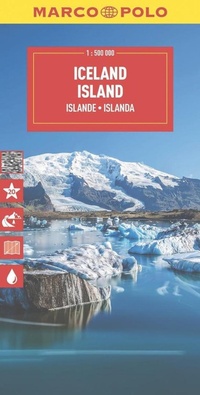 Abbildung von: Islanda 1:500.000 - Carte stradali Marco Polo;Marco Polo