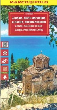 Abbildung von: Albania e Macedonia del nord 1:450.000 - Carte stradali Marco Polo;Marco Polo