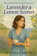 Cover: Lavender & Lemon Scones (The Lemonwood Ladies Society, #1) - Priscilla Smith
