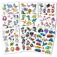 Abbildung von: 150 hautfreundliche Kindertattoos - Thema: Bunter Mix - Topulo Verlag