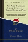 Cover: New Word-Analysis, or School Etymology of English Derivative Words - Forgotten Books