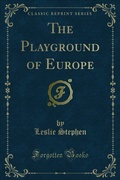 Cover: Playground of Europe - Forgotten Books