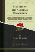Cover: Memoirs of the American Revolution - Forgotten Books