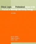 Cover: Ethical, Legal, and Professional Issues in the Practice of Marriage and Family Therapy - Pearson