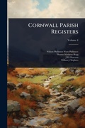 Cover: Cornwall Parish Registers - Hutson Street Press