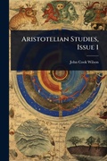 Cover: Aristotelian Studies, Issue 1 - Hutson Street Press