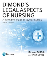 Abbildung von: Dimond's Legal Aspects of Nursing - Pearson