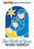 Cover: The Birth of Jesus Word Search: Itty-Bitty Bible Activity Book (Pk of 6) - Warner Press
