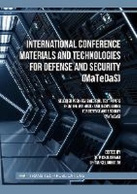 Abbildung von: International Conference Materials and Technologies for Defense and Security (MaTeDaS) - Trans Tech Publications Ltd