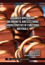 Cover: Advanced Application, and Magnetic and Electronic Characteristics of Functional Materials - Trans Tech Publications Ltd