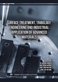 Abbildung von: Surface Treatment, Tribology, Engineering and Industrial Application of Advanced Materials - Trans Tech Publications Ltd