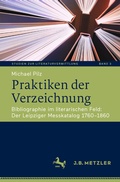 Cover: Praktiken der Verzeichnung - J.B. Metzler