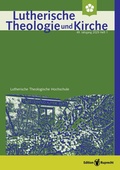 Cover: Lutherische Theologie und Kirche, Heft 04/2024 - Edition Ruprecht
