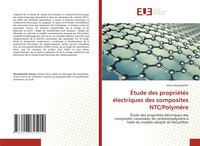 Abbildung von: Etude des proprietes electriques des composites NTC/Polymere - Editions Universitaires Europeennes
