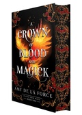 Cover: A Crown of Blood and Magick - Canelo Romance