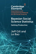 Cover: Bayesian Social Science Statistics: Volume 2 - Cambridge University Press