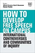 Cover: How to Develop Free Speech on Campus - Edward Elgar Publishing