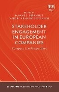 Cover: Stakeholder Engagement in European Companies - Edward Elgar Publishing