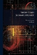 Cover: Siede- Und Schmelzpunkt - Hutson Street Press