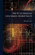 Cover: Die Elektrolyse geschmolzener Salze - Hutson Street Press