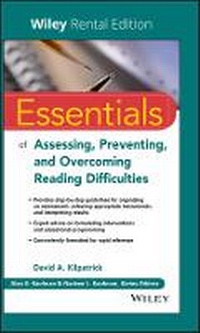 Enlarge image Cover: Essentials of Assessing, Preventing, and Overcoming Reading Difficulties - Wiley