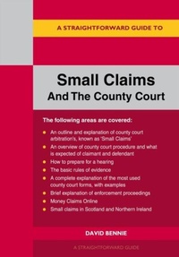 Abbildung von: A Straightforward Guide to Small Claims and the County Court - Straightforward Publishing
