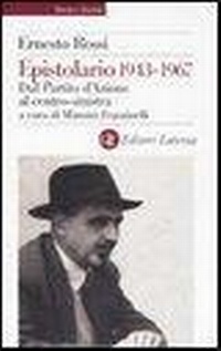 Abbildung von: Epistolario 1943-1967. Dal Partito d'Azione al centro-sinistra - Storia e società;Laterza