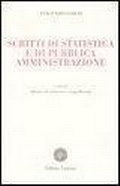 Cover: Scritti di statistica e di pubblica amministrazione - Opere varie;Laterza