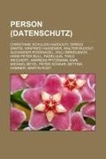 Bild: Person (Datenschutz) - Books LLC, Wiki Series