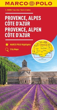Abbildung von: Costa Azzurra. Provenza 1:200.000 - Carte stradali Marco Polo;Marco Polo
