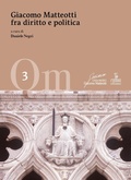 Cover: Giacomo Matteotti fra diritto e politica - Quaderni di Casa Matteotti;Cierre edizioni
