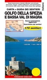 Abbildung von: Golfo della Spezia e Bassa Val di Magra. Carta. Guida dei sentieri. 170 sentieri. Scala 1:25.000 - Giacché Edizioni