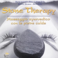 Abbildung von: Stone therapy. Massaggio ayurvedico con le pietre calde - Editoriale Delfino