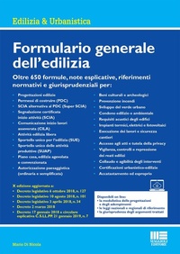 Abbildung von: Formulario generale dell'edilizia - Ambiente territorio edilizia urbanistica;Maggioli Editore