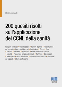 Abbildung von: 200 quesiti risolti sull'applicazione dei CCNL della sanità - Maggioli Editore