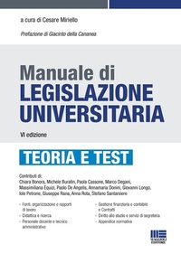 Abbildung von: Manuale di legislazione universitaria - Concorsi&Esami;Maggioli Editore