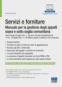 Abbildung von: Servizi e forniture. Manuale per la gestione degli appalti sopra e sotto soglia comunitaria - Maggioli Editore