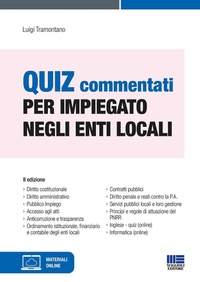 Abbildung von: Quiz commentati per impiegato negli enti locali - Maggioli Editore