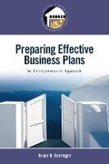 Cover: Preparing Effective Business Plans - Pearson